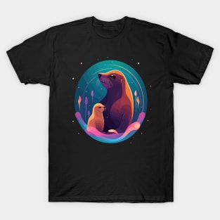 Sea Lion Fathers Day T-Shirt